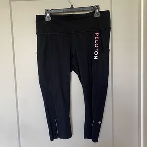 Lululemon x peloton fast & free cropped 19” leggings size 12
